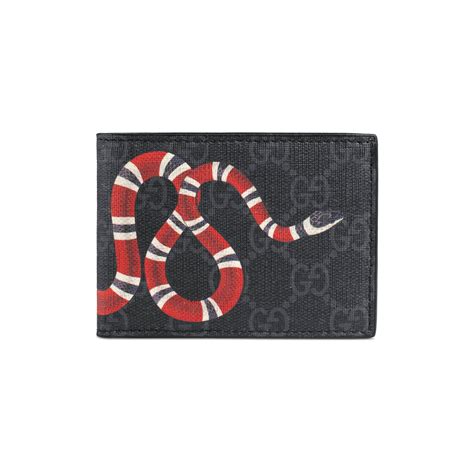 gucci snake design wallet|gucci wallet snake price.